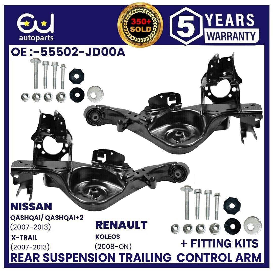 EU AUTO PARTS Rear Lower Suspension Trailing Arms For Toyota Avensis 2003-2008 – Pair